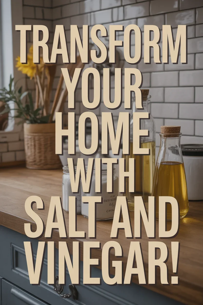 Transform Your Home with This Simple Salt and Vinegar Air Purifier Trick!
