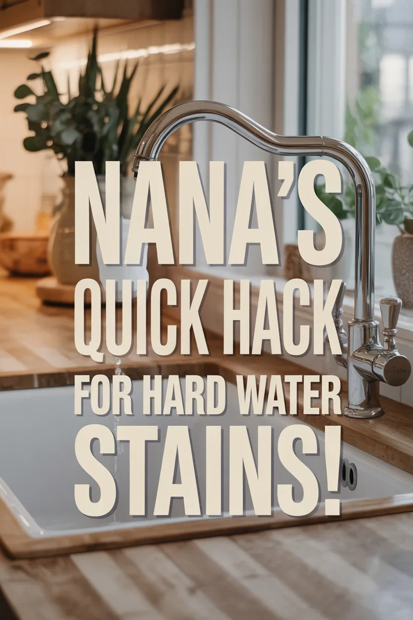 5 Reasons Why My Nana’s 2-Minute Hack for Hard Water Stains Still Works!