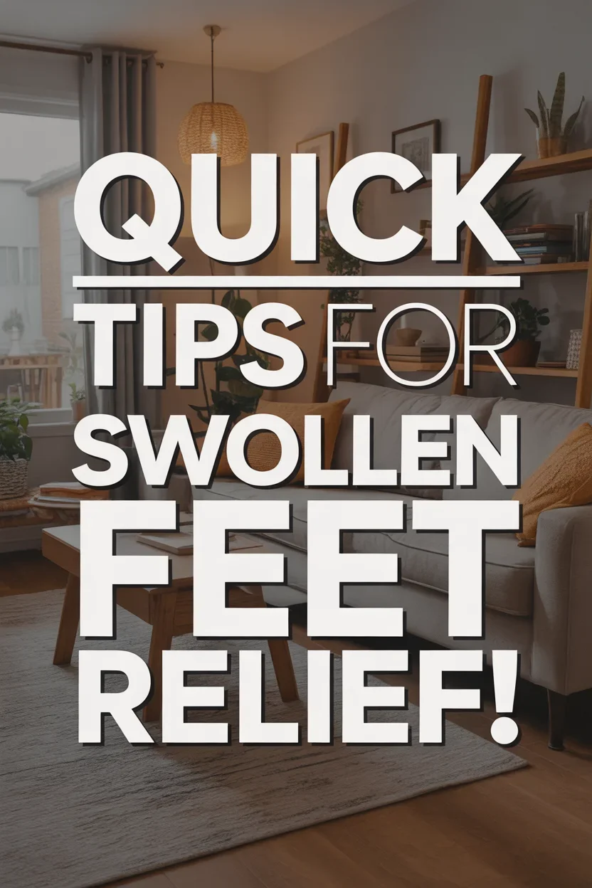 5 Simple Causes of Swollen Feet and How to Fix It Fast at Home