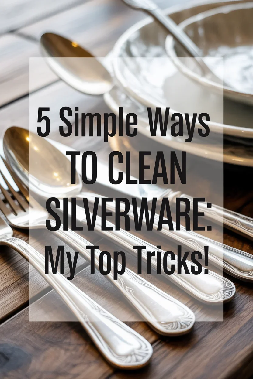 5 Simple Methods for Cleaning Tarnished Silverware: My Top 2 Tricks