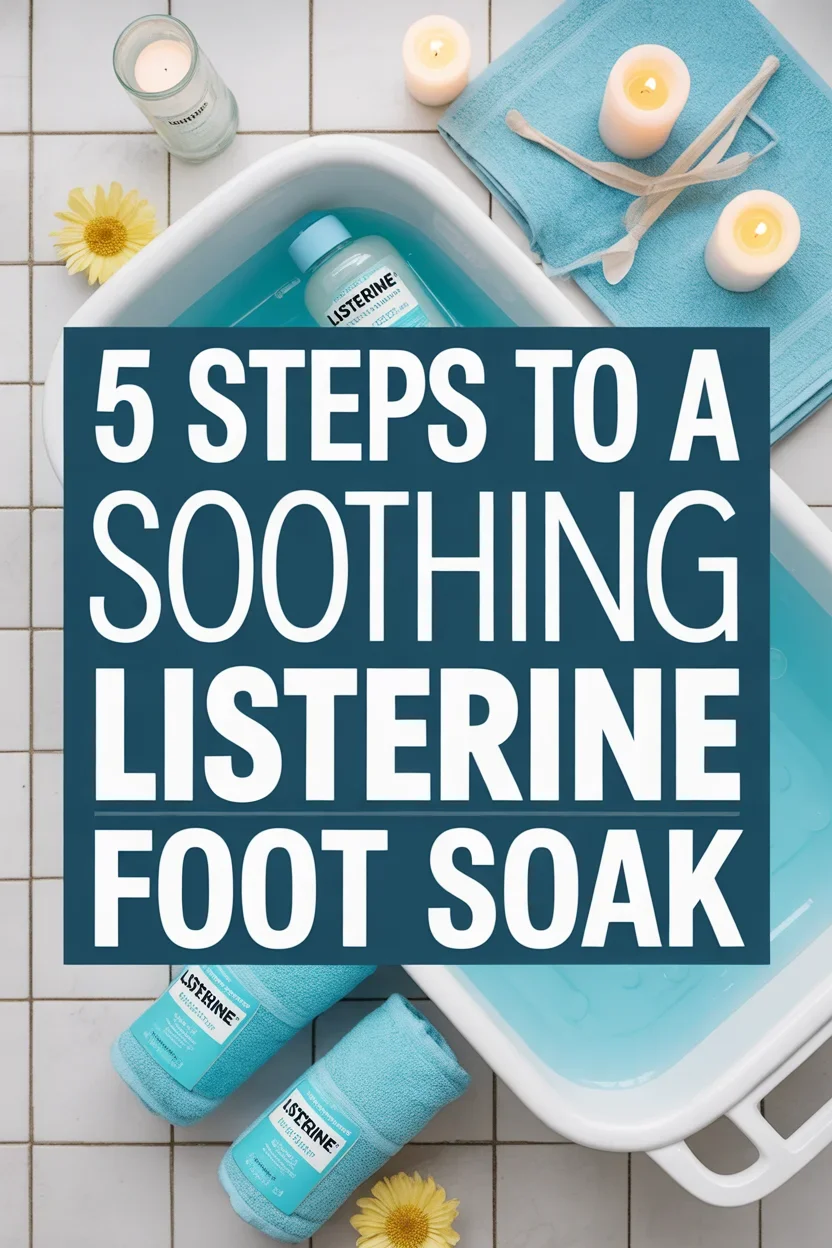 How to Do a Listerine Foot Soak for Soft Feet Tonight