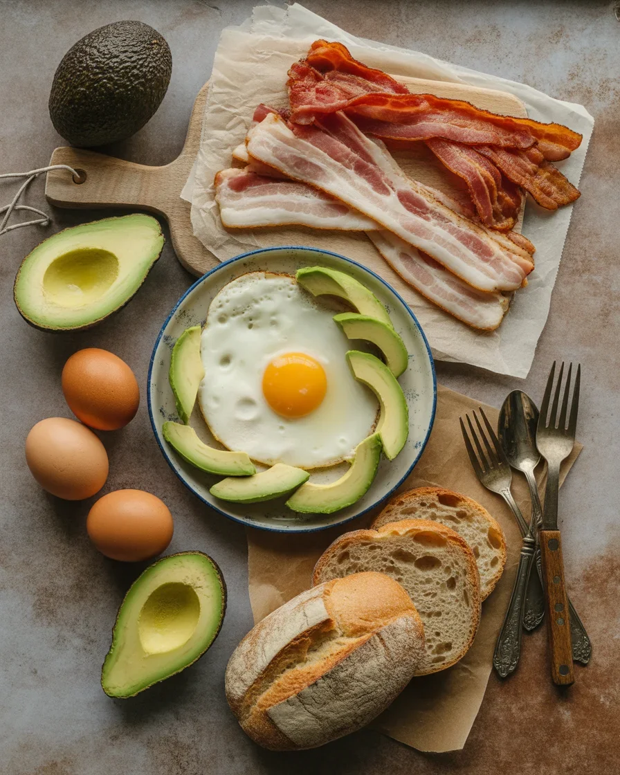 Bacon, Egg, and Avocado Toast