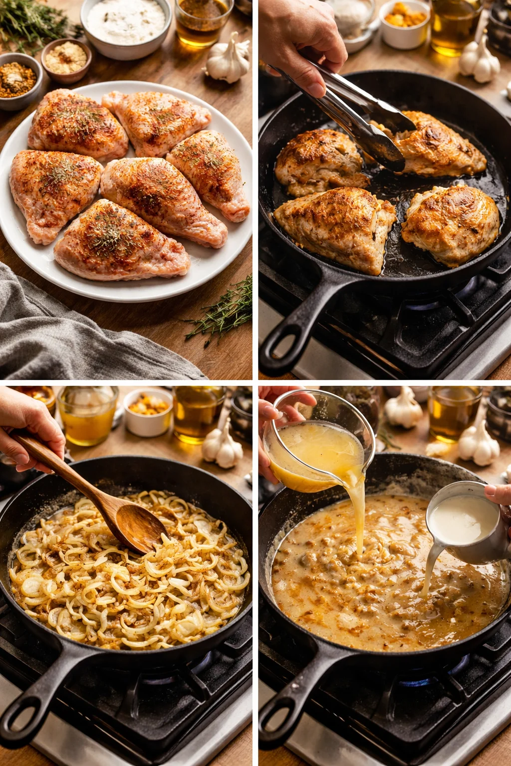 Best Smothered Chicken and Rice Recipe