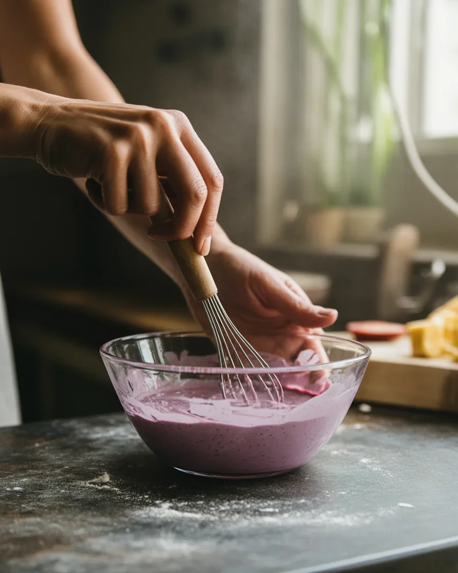 Blueberry Mirror Glaze Mousse Cake