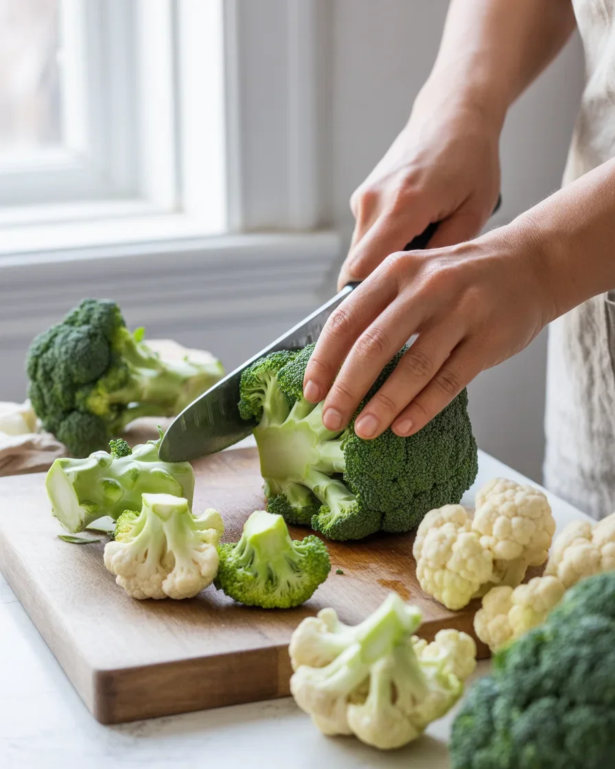 Broccoli Cauliflower Salad