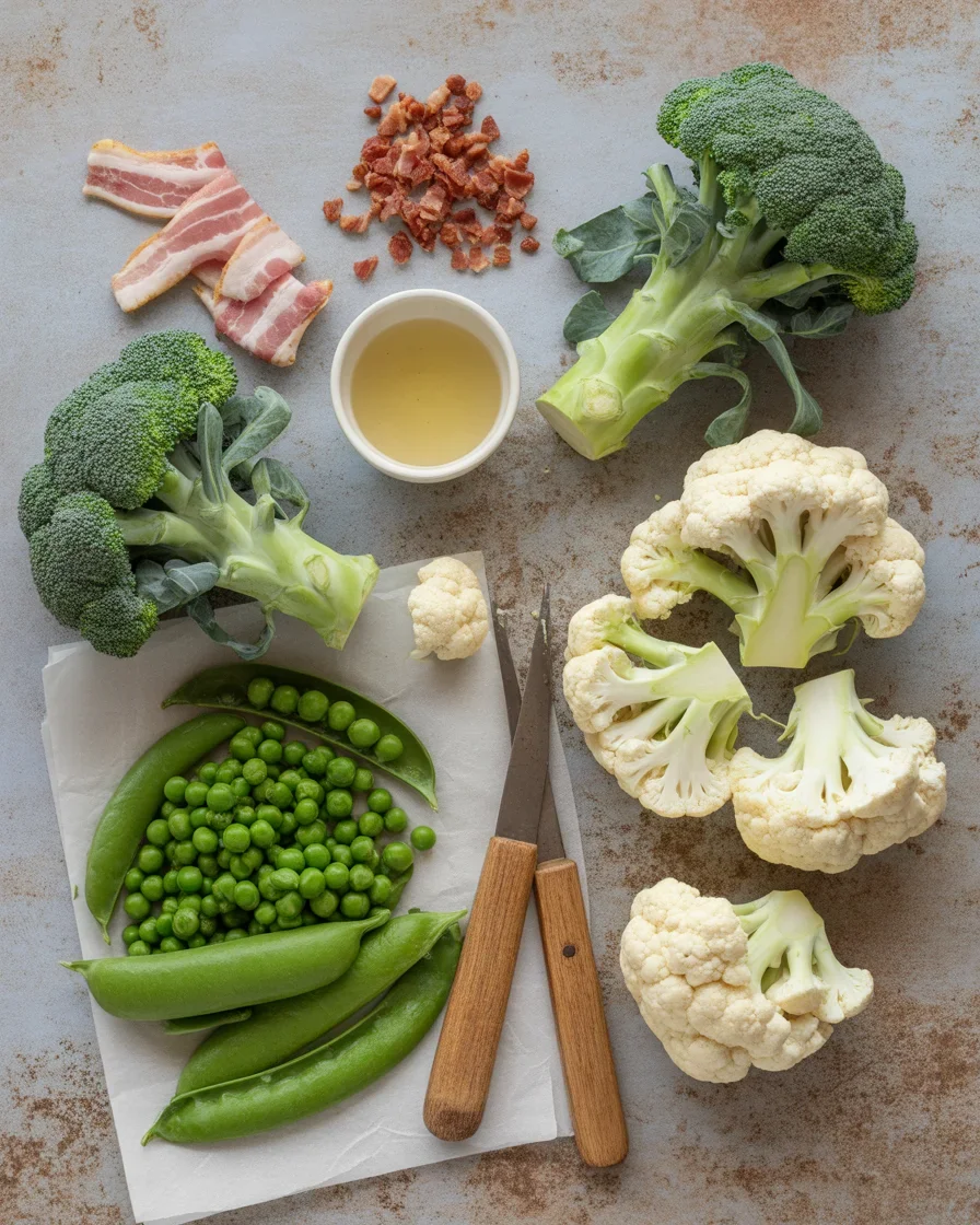 Broccoli Cauliflower Salad