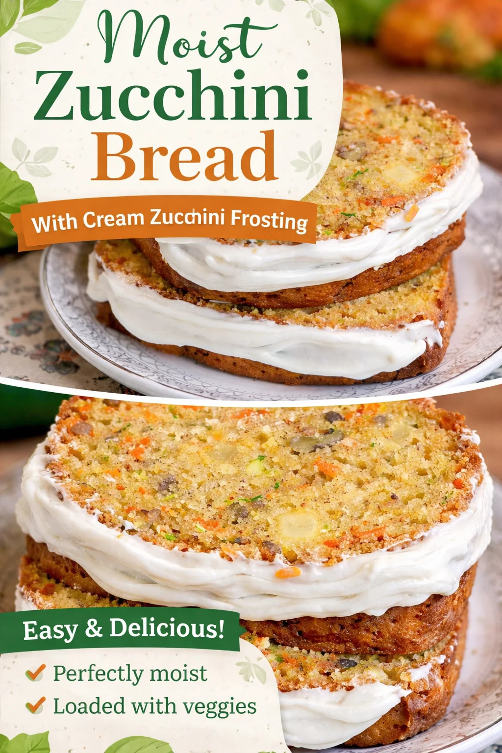 Carrot Apple Zucchini Bread