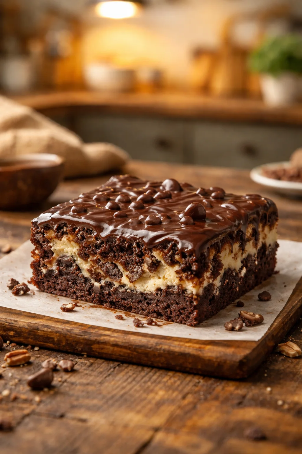 Classic Earthquake Cake