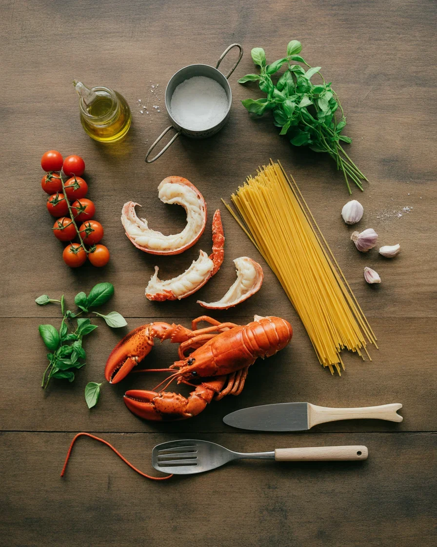 Creamy Lobster Pasta recipe