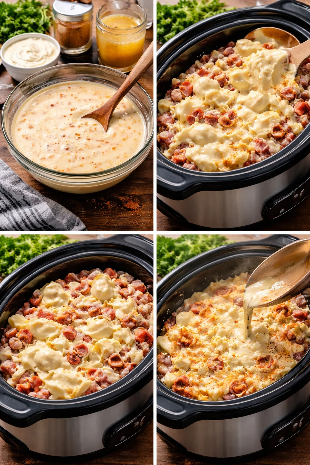 Crockpot Pierogi Casserole