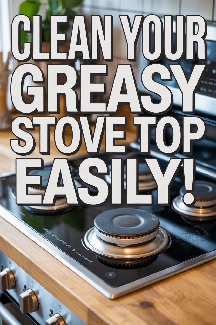 How to Clean a Greasy Stove Top Without Scratching It