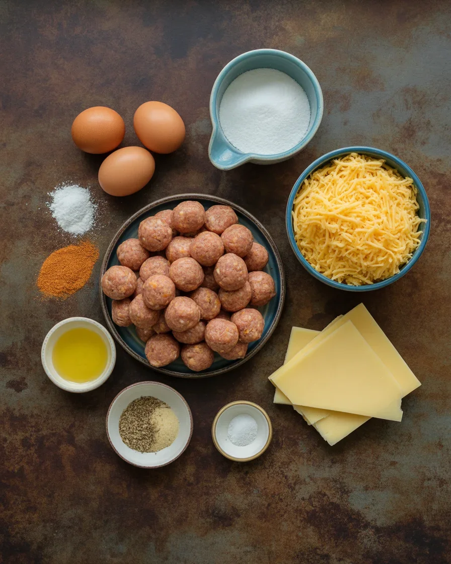 Easy Delicious 4-Ingredient Sausage Balls