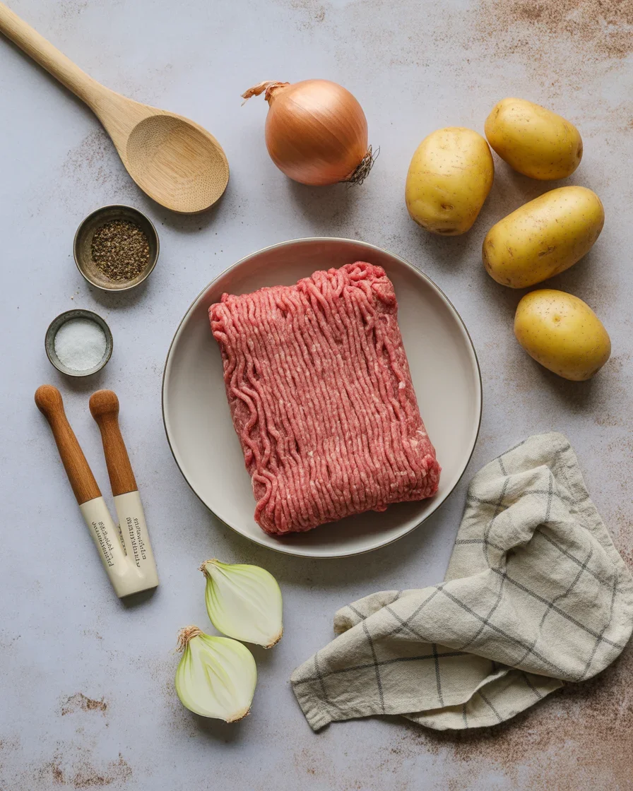 Easy Ground Beef and Gravy Over Mashed Potatoes