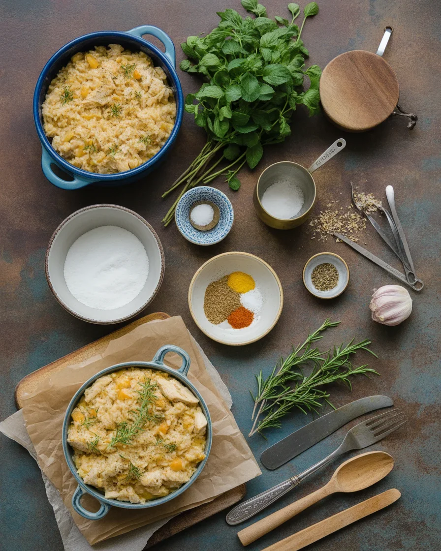 Grandma’s Favorite Baked Chicken & Rice Casserole