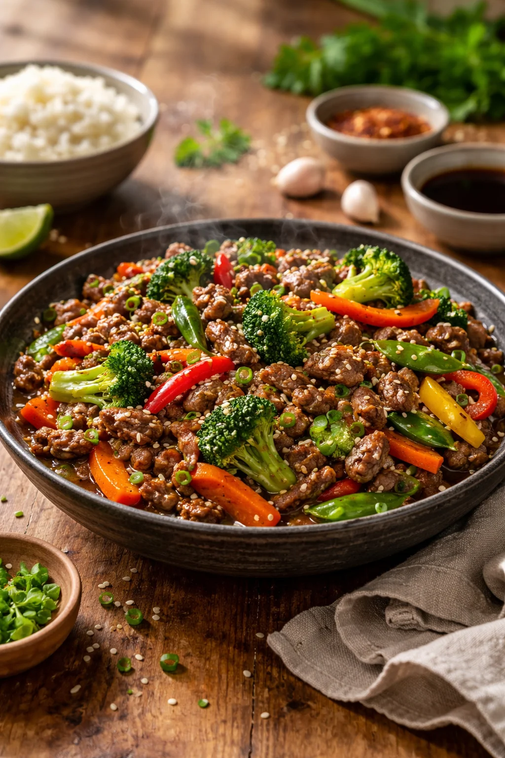 Ground Beef Stir Fry Recipe