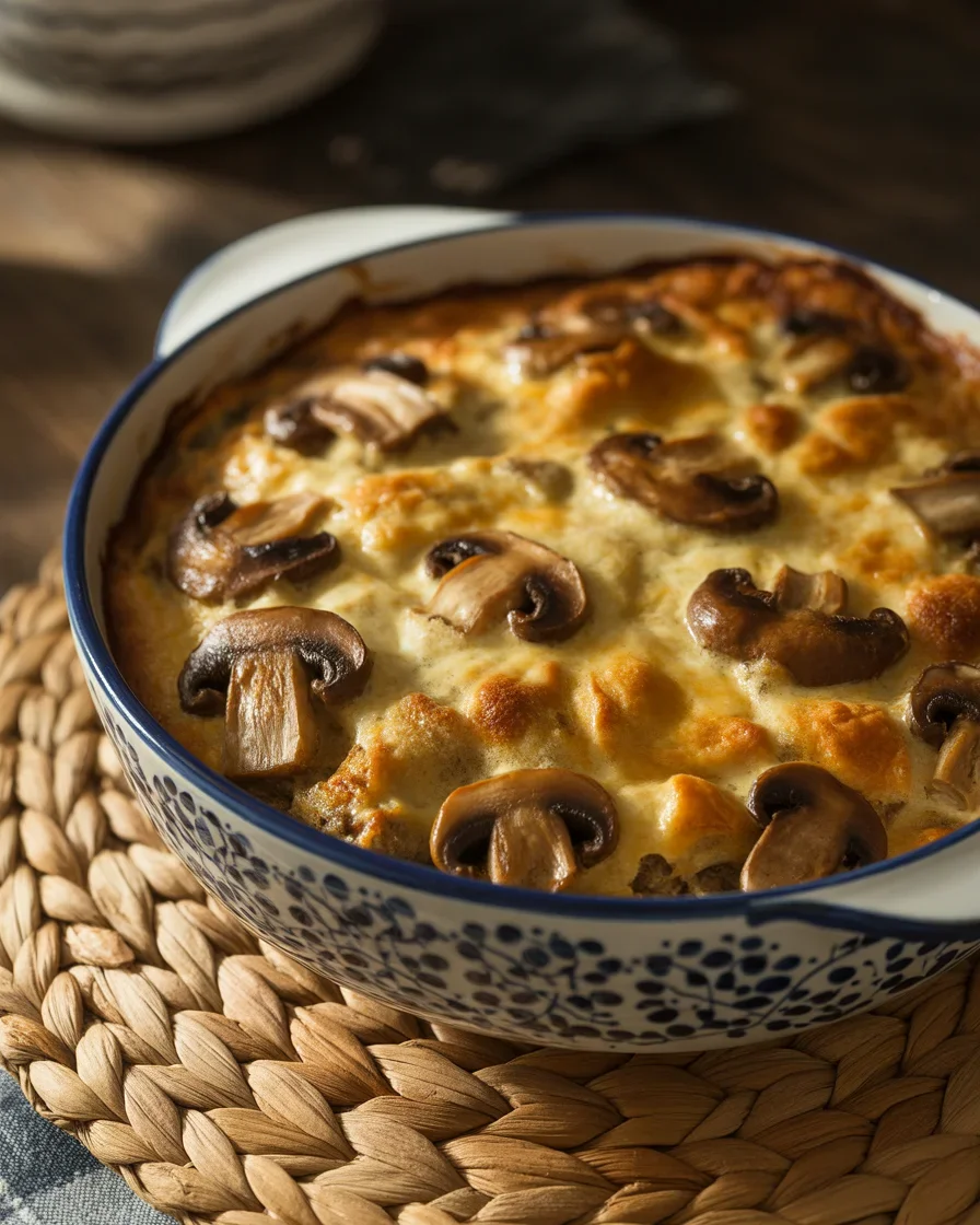 Hamburger Mushroom Bake