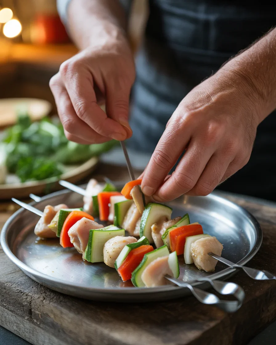 Hawaiian Chicken Bacon Pineapple Kebabs Recipe