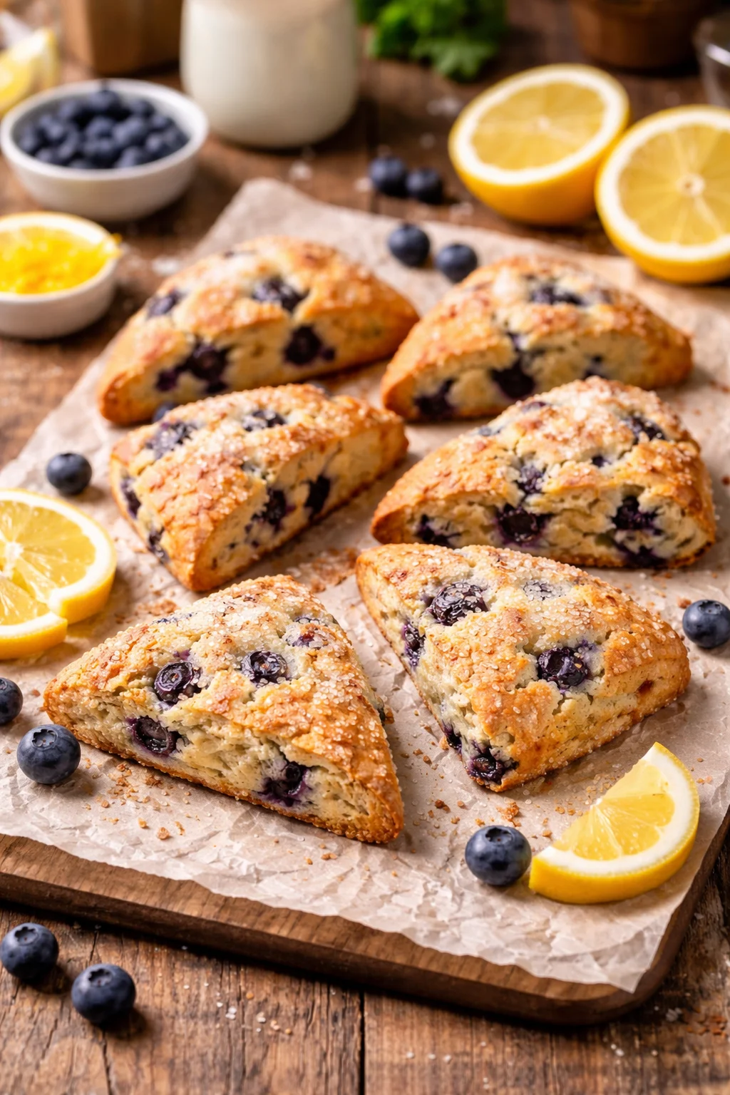 Lemon Blueberry Scones