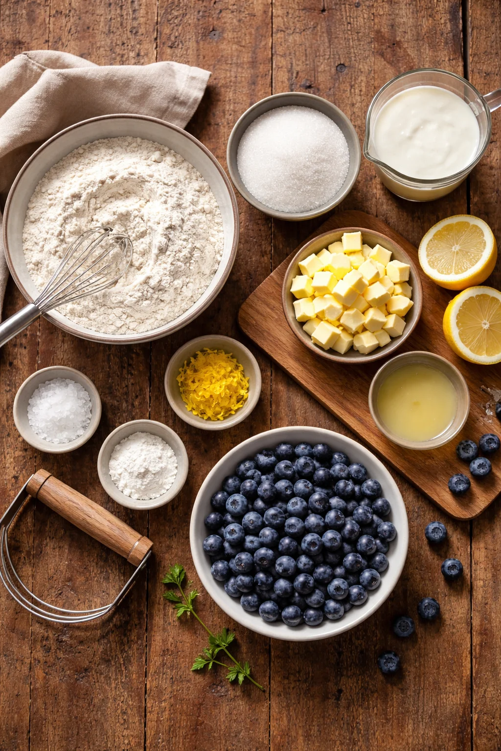 Lemon Blueberry Scones
