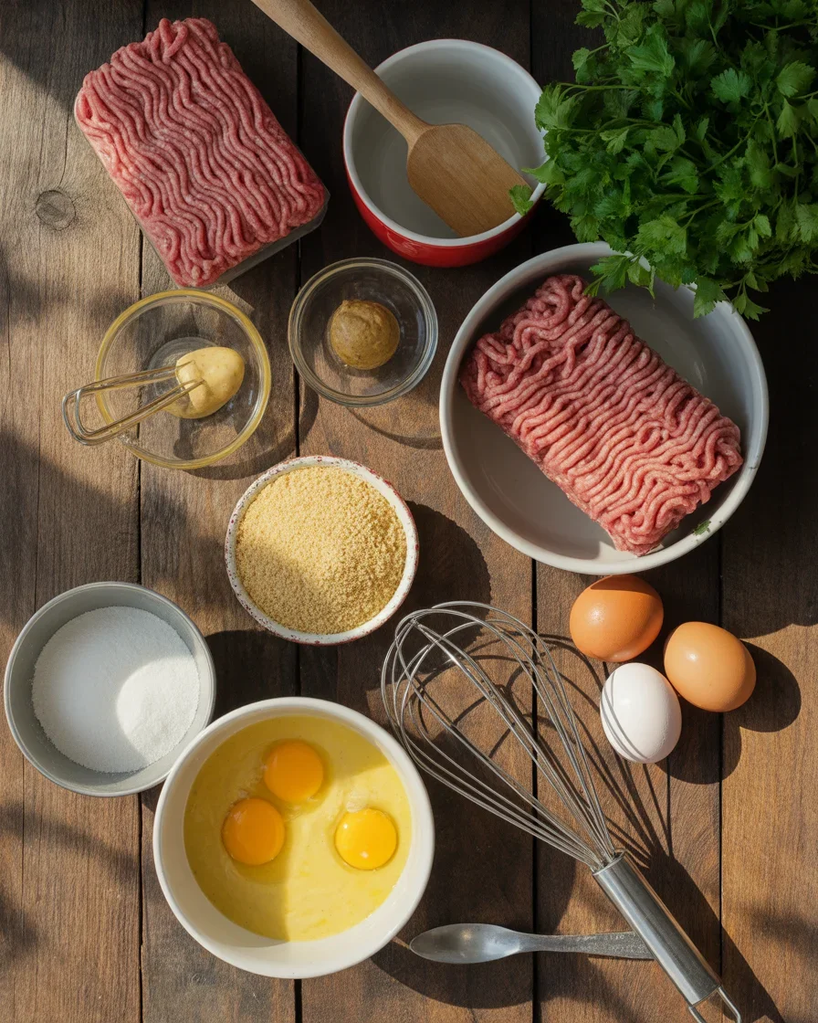 Meatloaf Cupcakes with Whipped Potato Frosting
