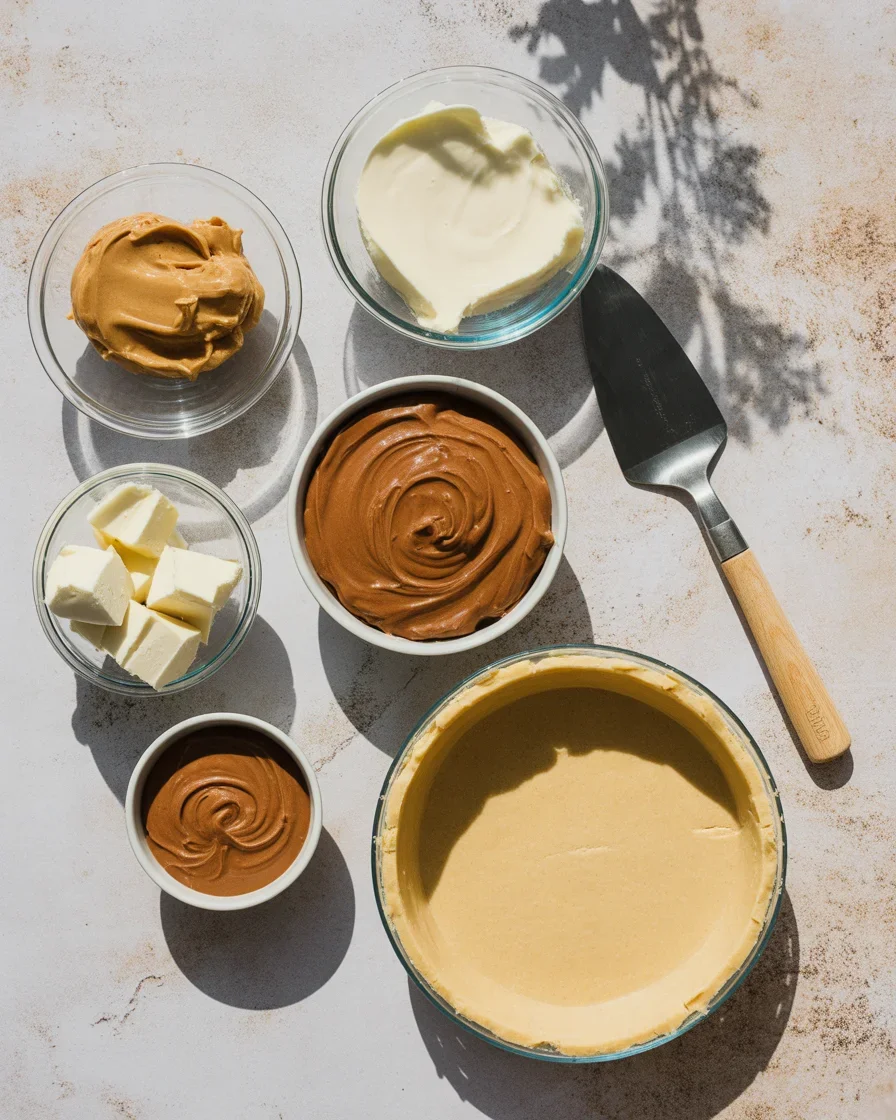 No-Bake Chocolate Peanut Butter Swirl Pie