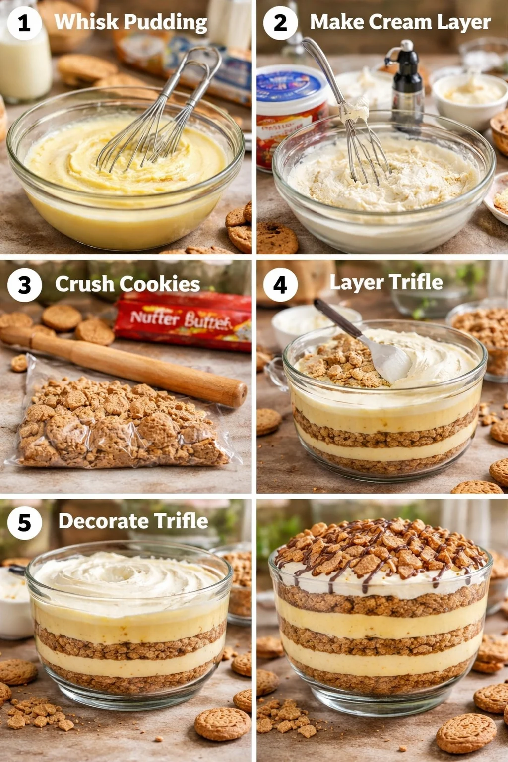 NUTTER BUTTER TRIFLE