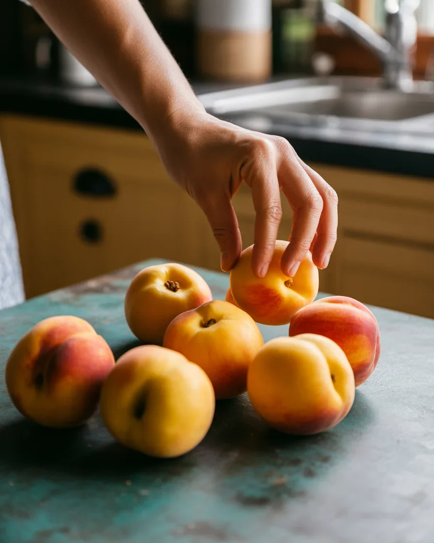 OLD-FASHIONED OVEN PEACH COBBLER
