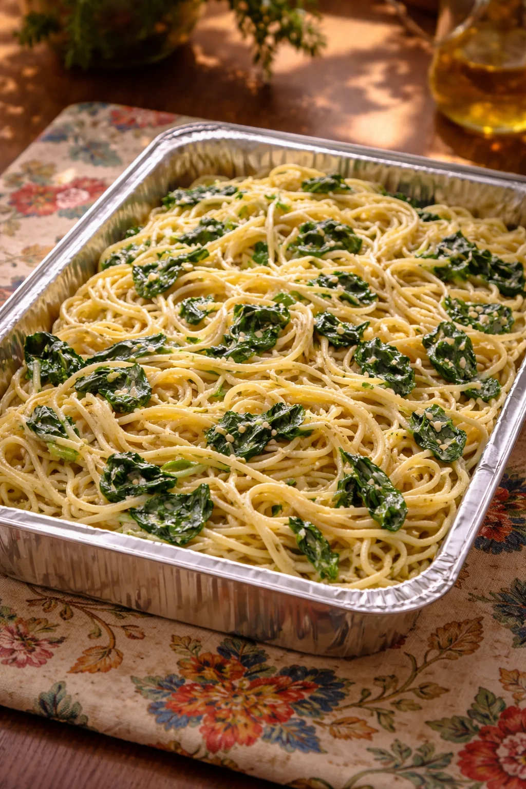 One Pot Creamy Garlic Pasta