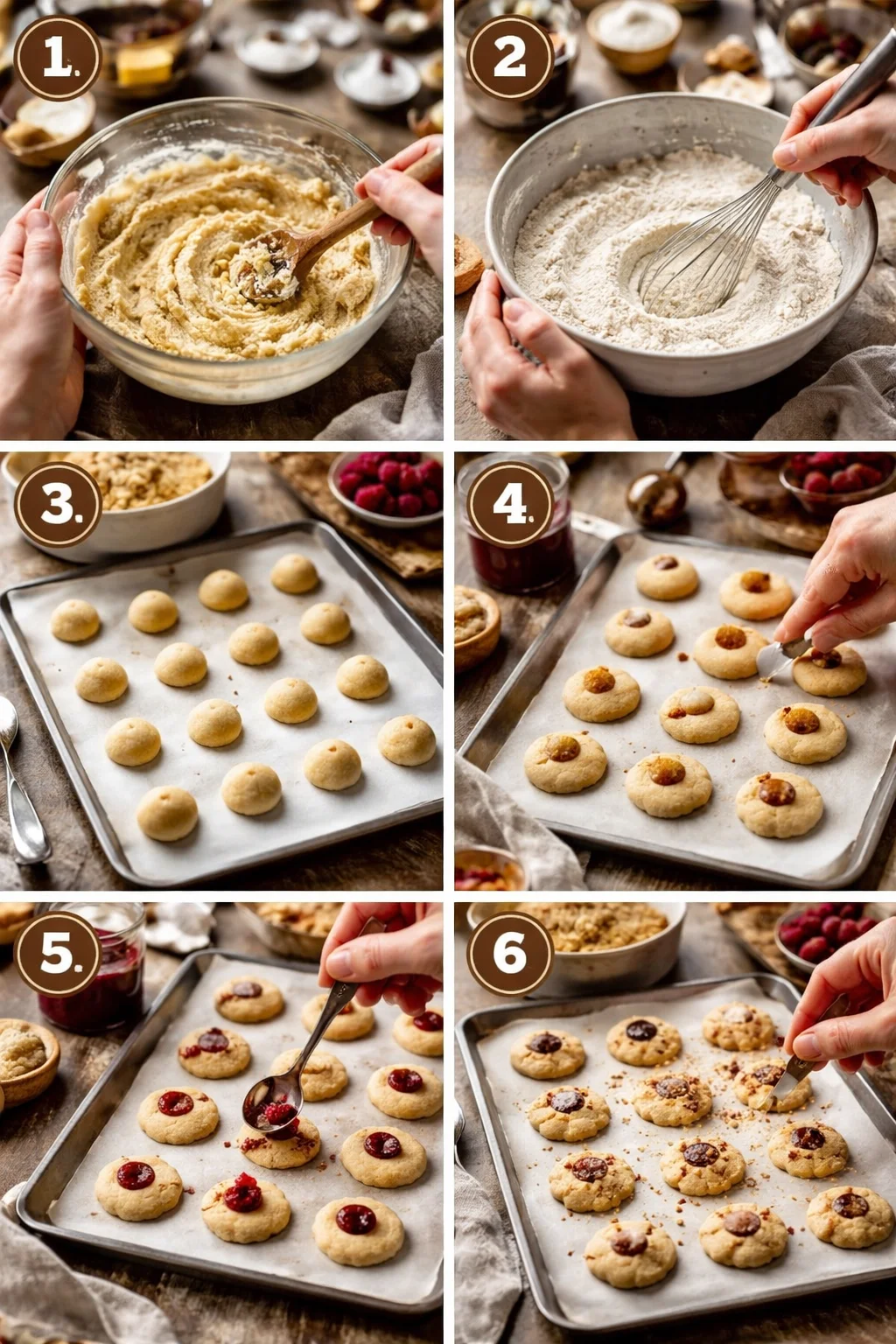 Raspberry Crumble Cookies