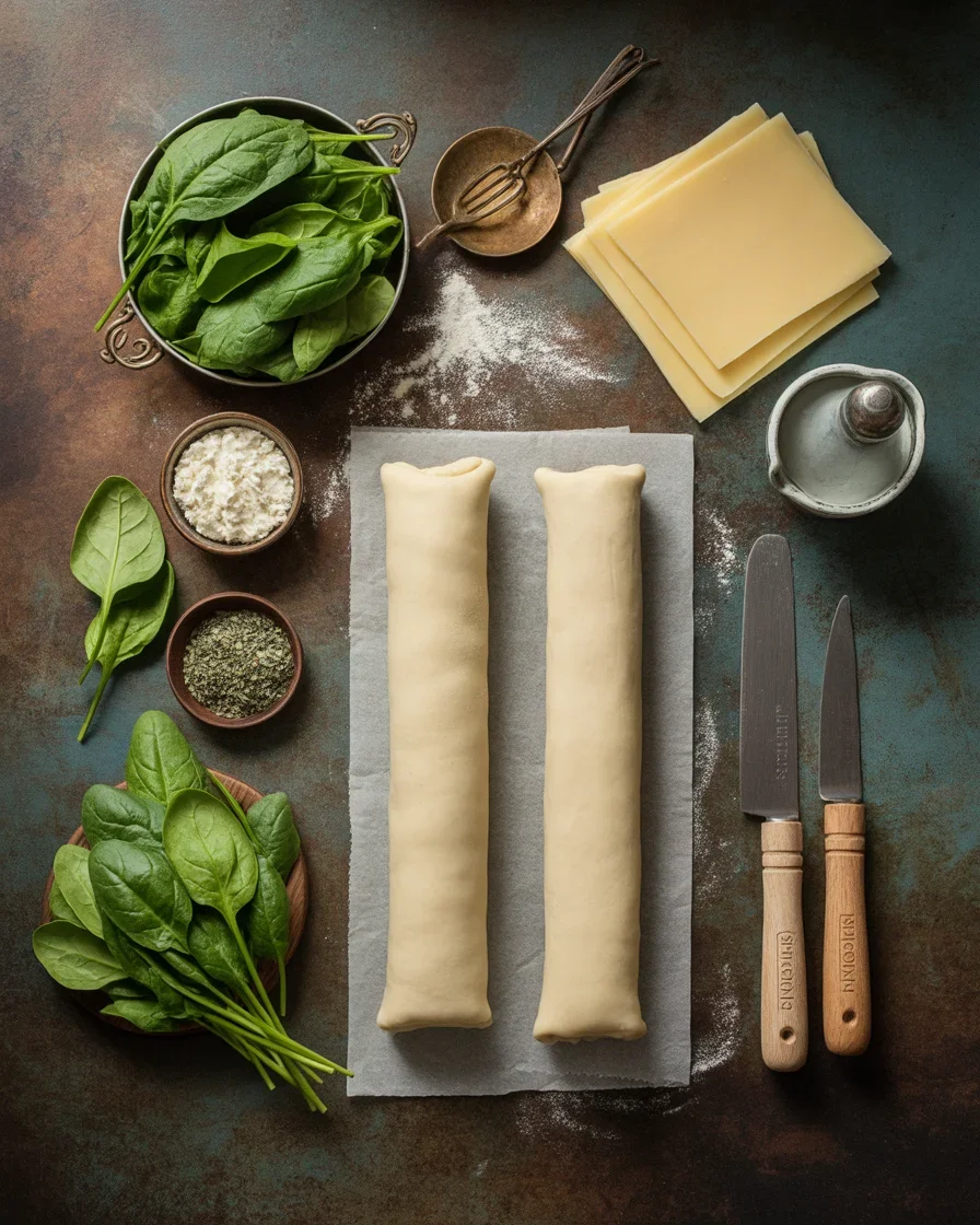 Spinach Stuffed Pastry