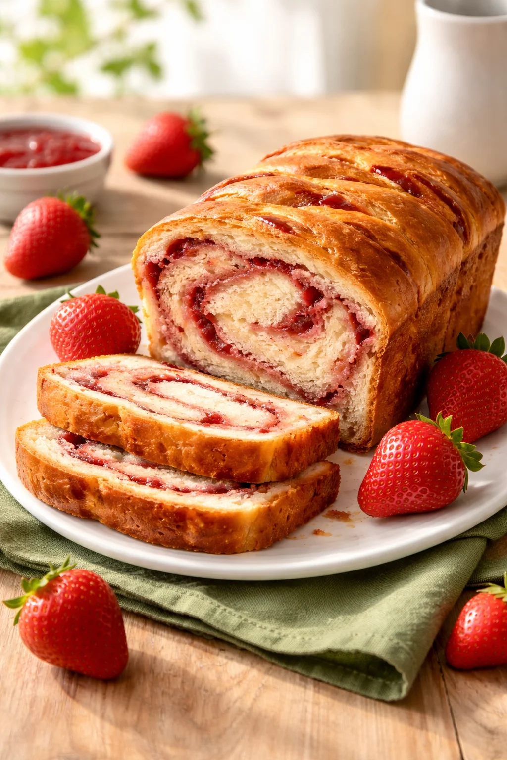 Strawberry Swirl Loaf