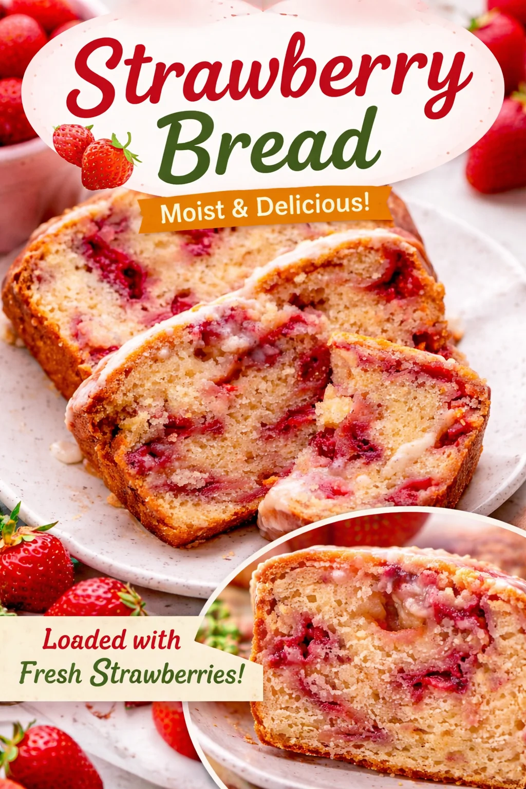 Strawberry Swirl Loaf
