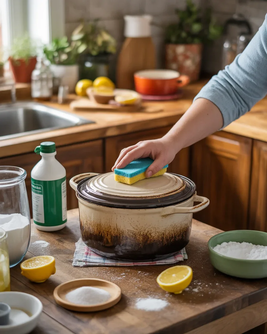 The Best, Easiest Trick for Cleaning My Gross Dutch Oven