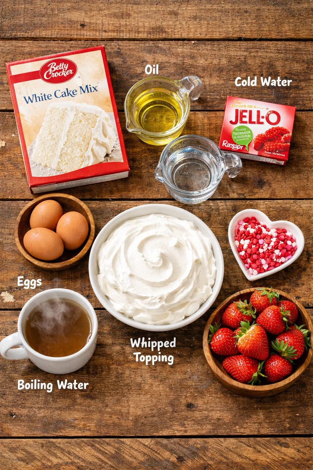 Valentine's Poke Cake