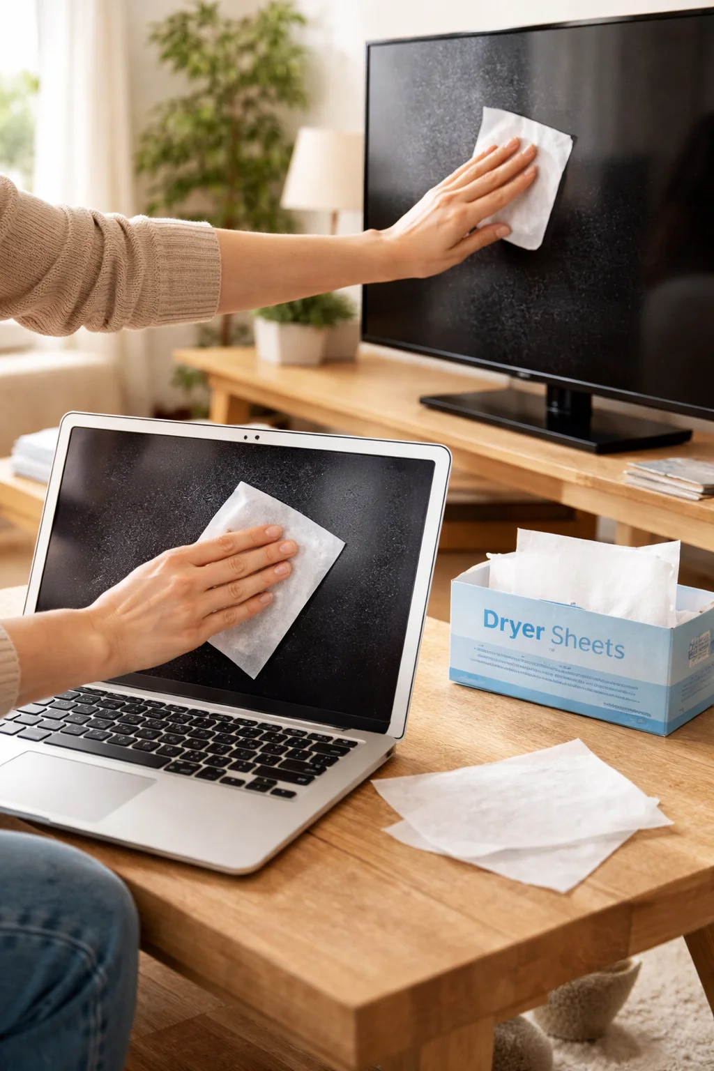 13 Surprising Ways Dryer Sheets Can Repel Dust On Electronics And Baseboards