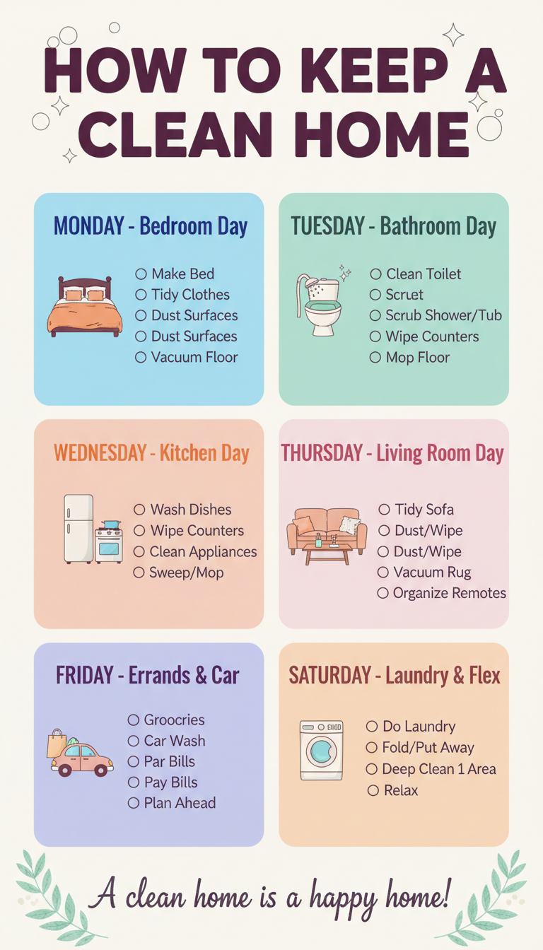 To Keep Clean How To Keep A Clean Home