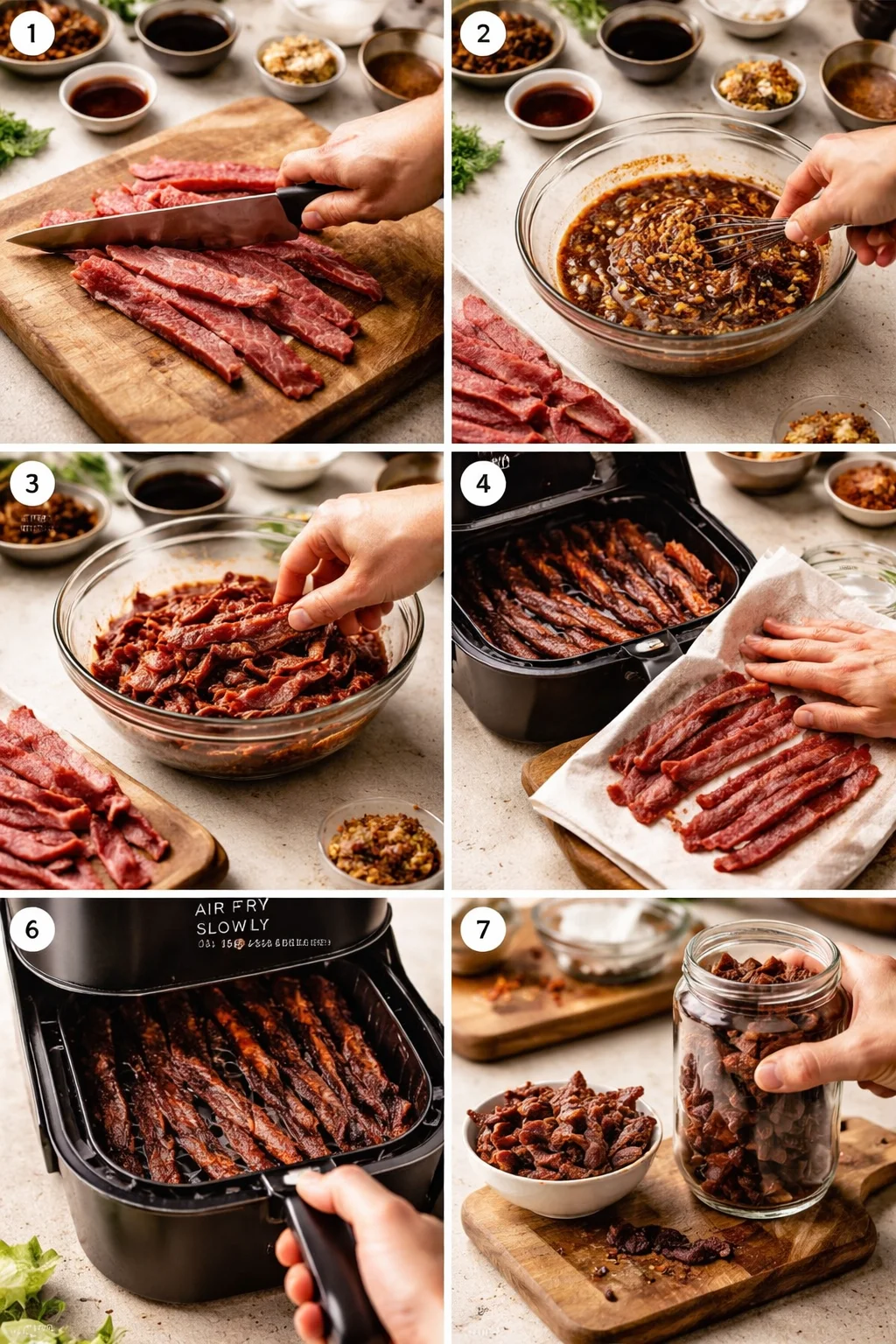 Air Fryer Beef Jerky