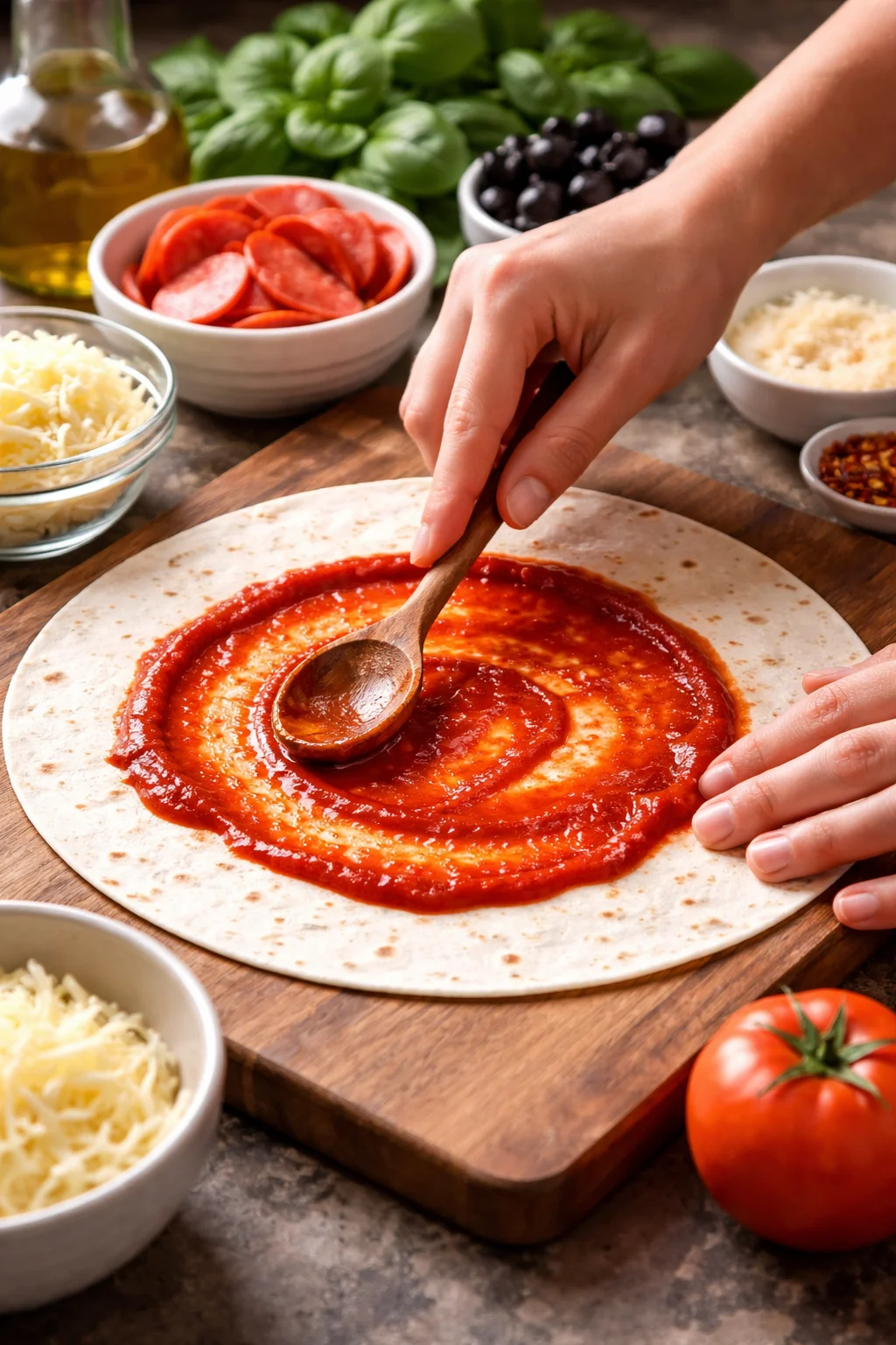 AIR FRYER PIZZA ROLLS!