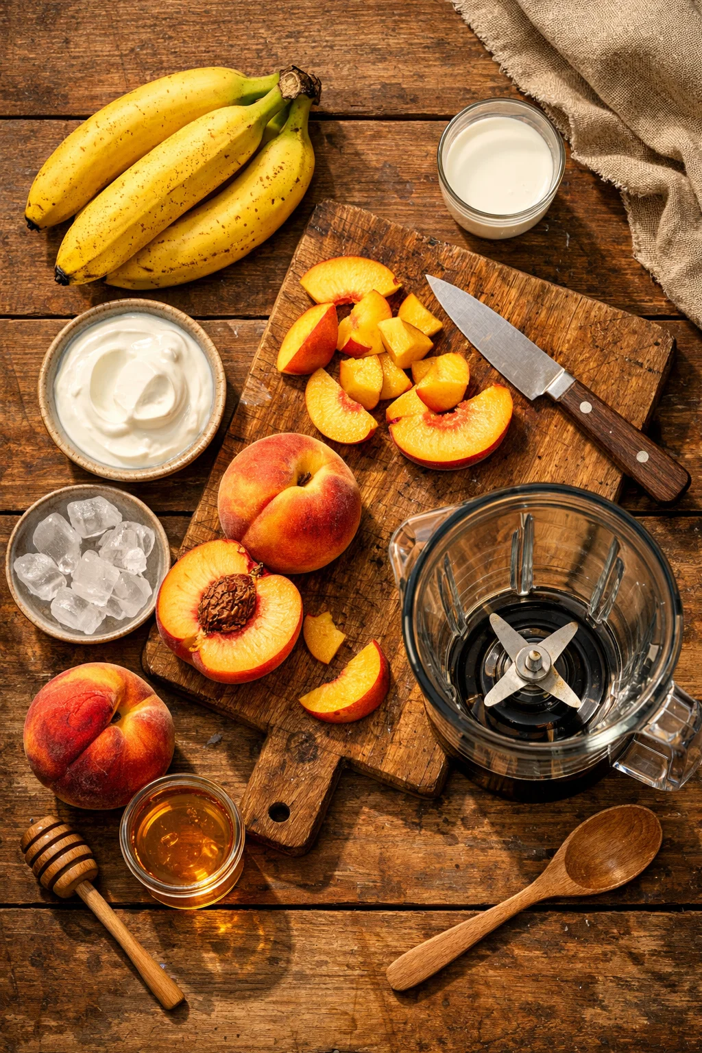 Banana Peach Smoothie