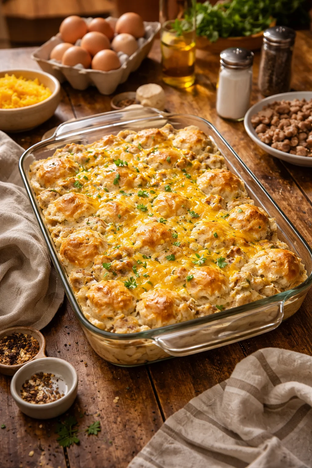 BISCUITS & GRAVY CASSEROLE