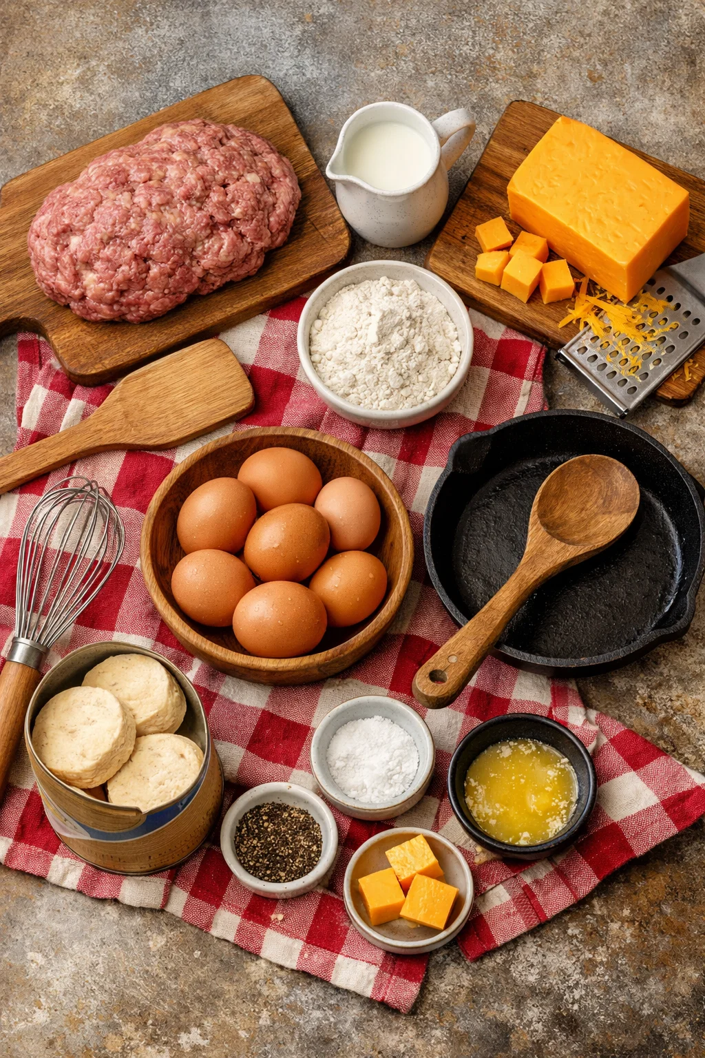 BISCUITS & GRAVY CASSEROLE