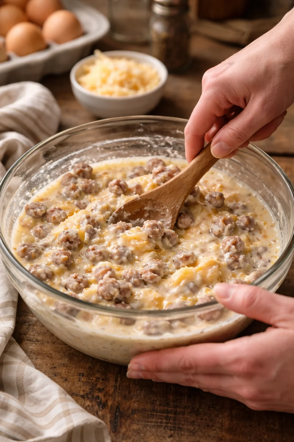 BISCUITS & GRAVY CASSEROLE