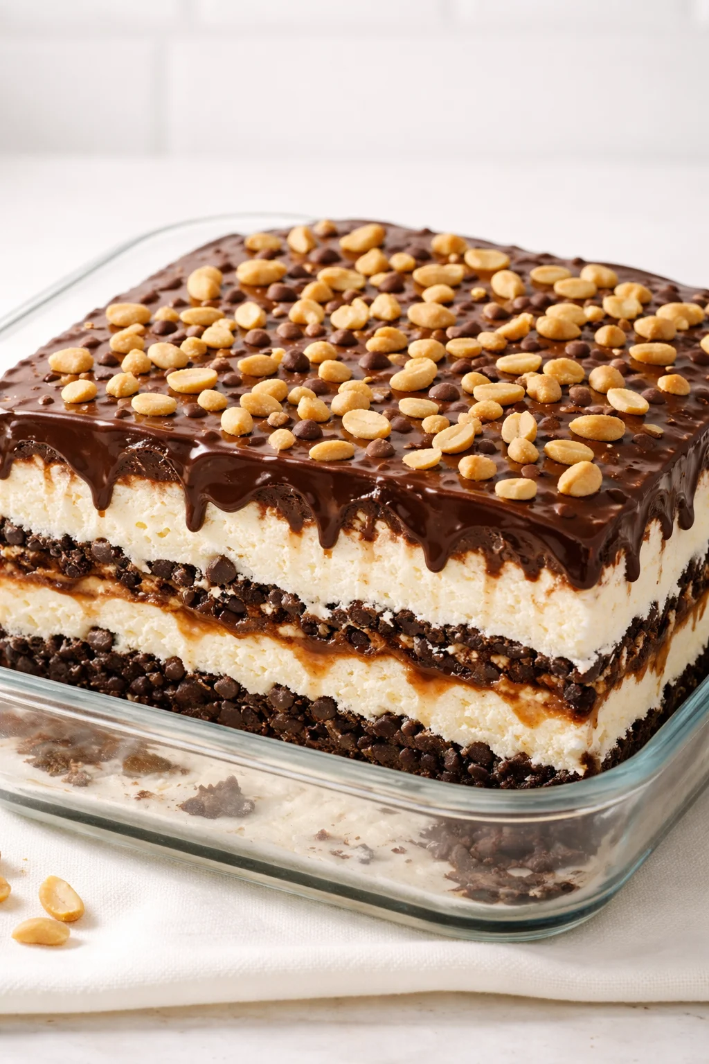 Buster Bar Ice Cream Cake