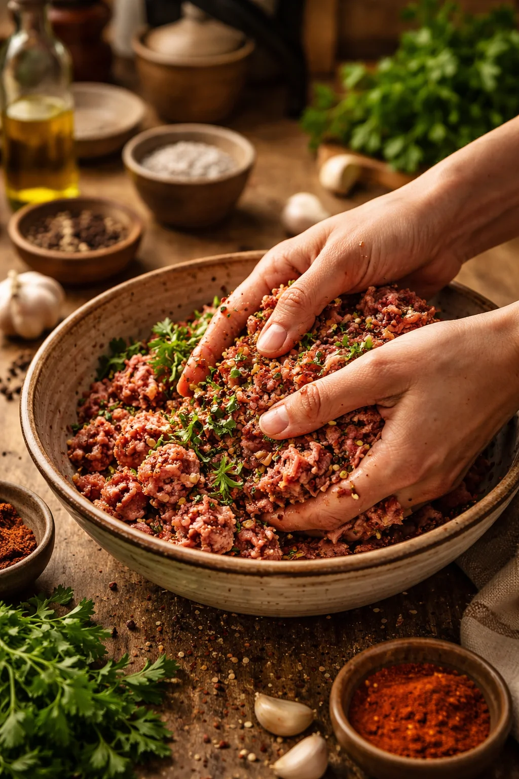 Cheese Stuffed Meatballs