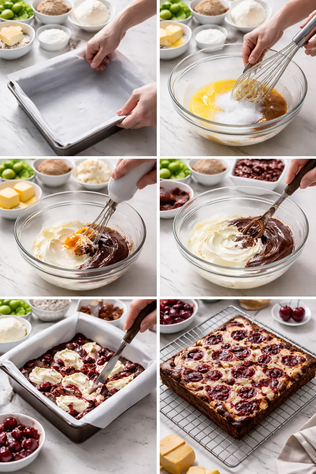 CHERRY CHEESECAKE BROWNIES