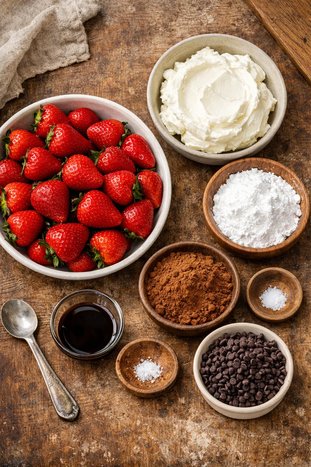 CHOCOLATE CHEESECAKE STUFFED STRAWBERRIES