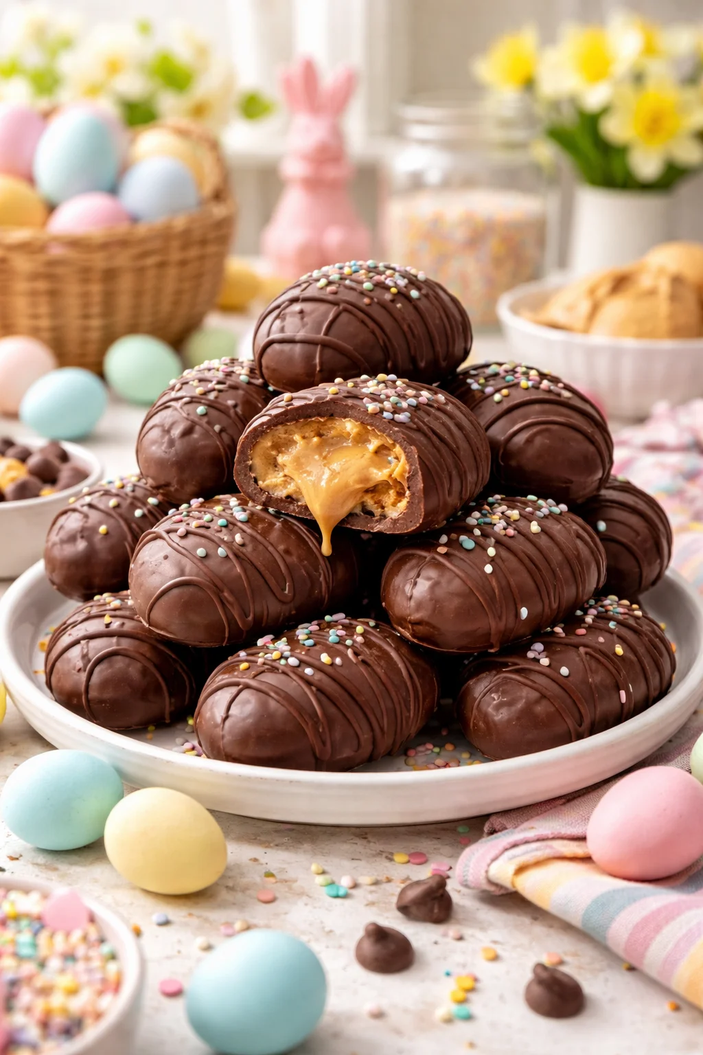 Chocolate Easter Eggs (Peanut Butter)