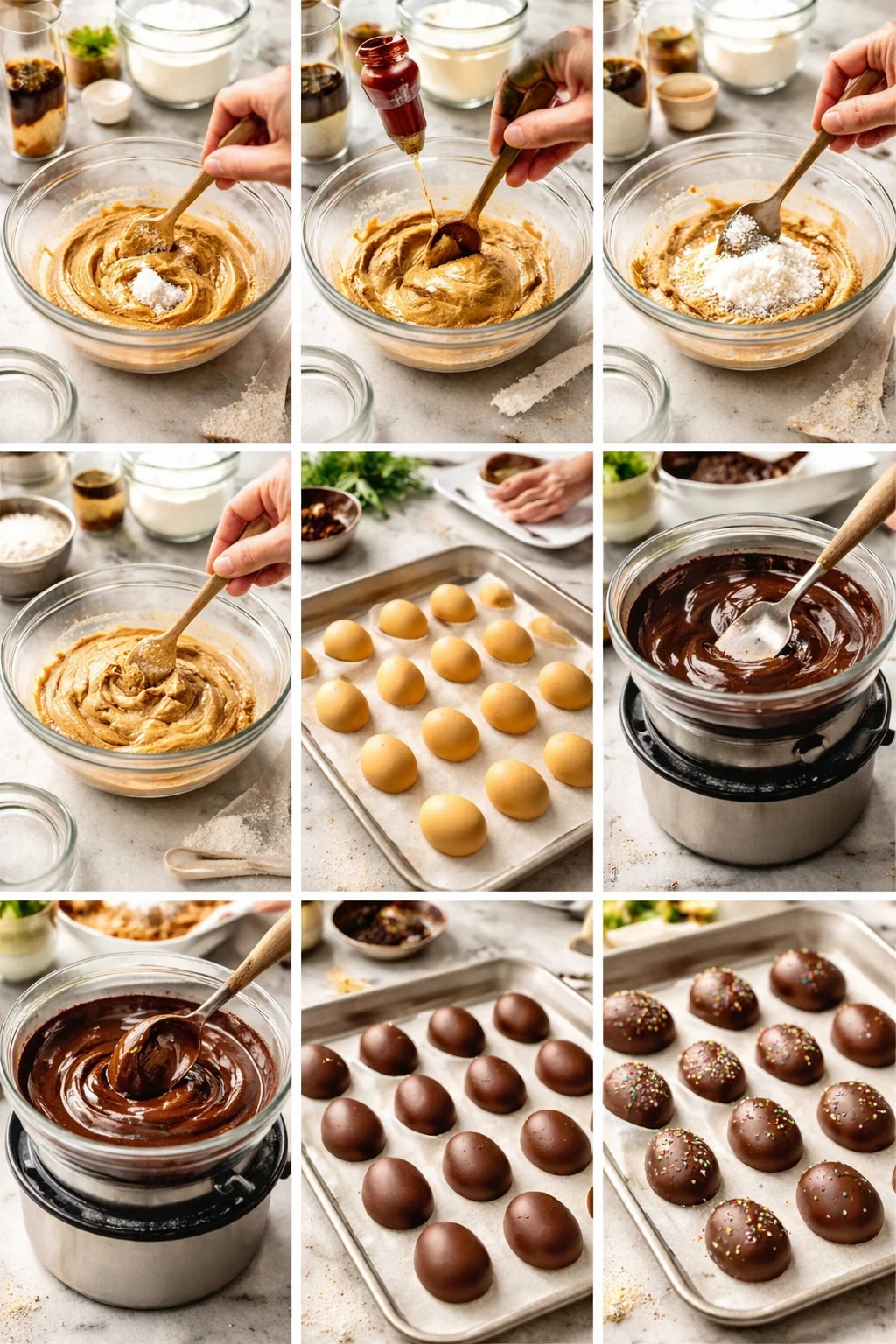 Chocolate Easter Eggs (Peanut Butter)