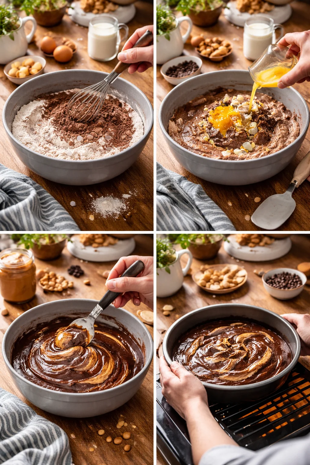 Chocolate Peanut Butter Crazy Cake