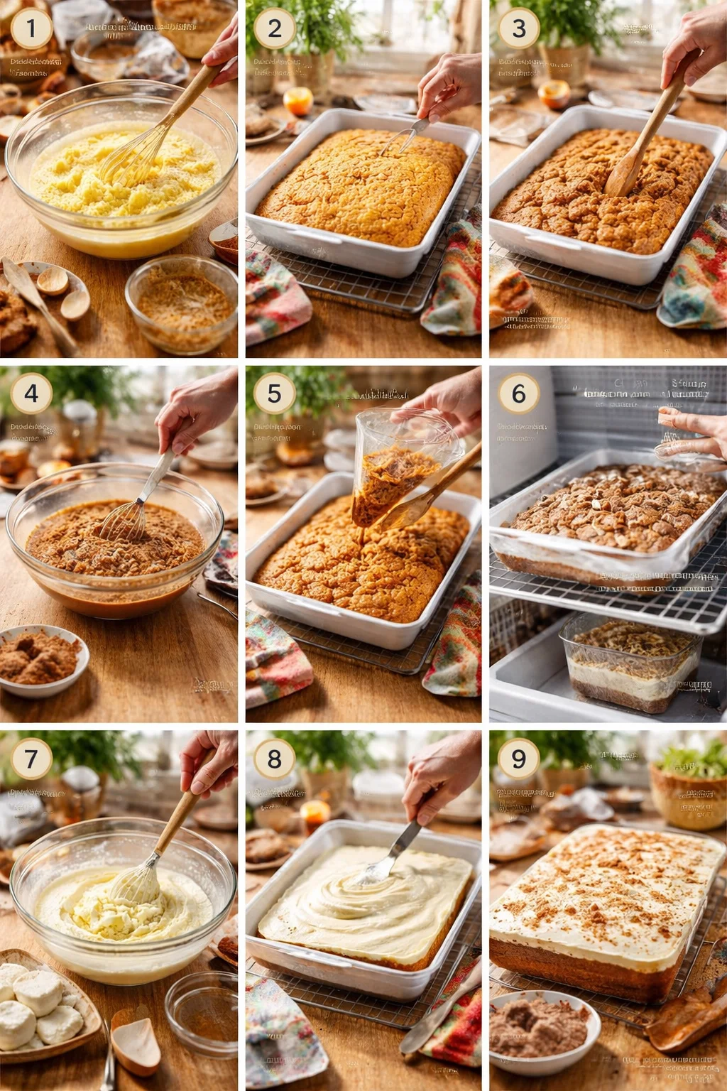 CINNAMON ROLL POKE CAKE